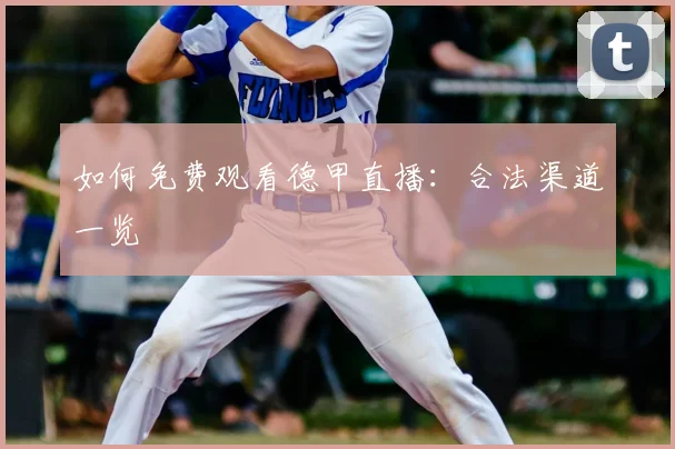 如何免费观看德甲直播：合法渠道一览